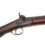 19th century single barrel percussion fire shotgun