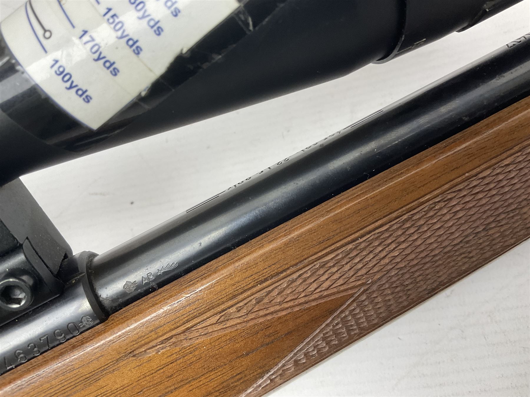 SECTION 1 FIREARMS CERTIFICATE REQUIRED - LEFT HANDED J.G. Anschutz .22 long round bolt action rifle - Bild 13 aus 28