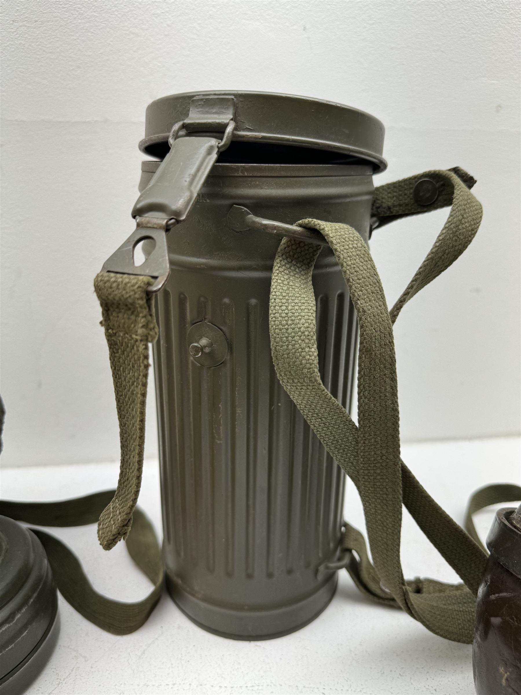Two WWII German army canteen water bottles - Image 3 of 5