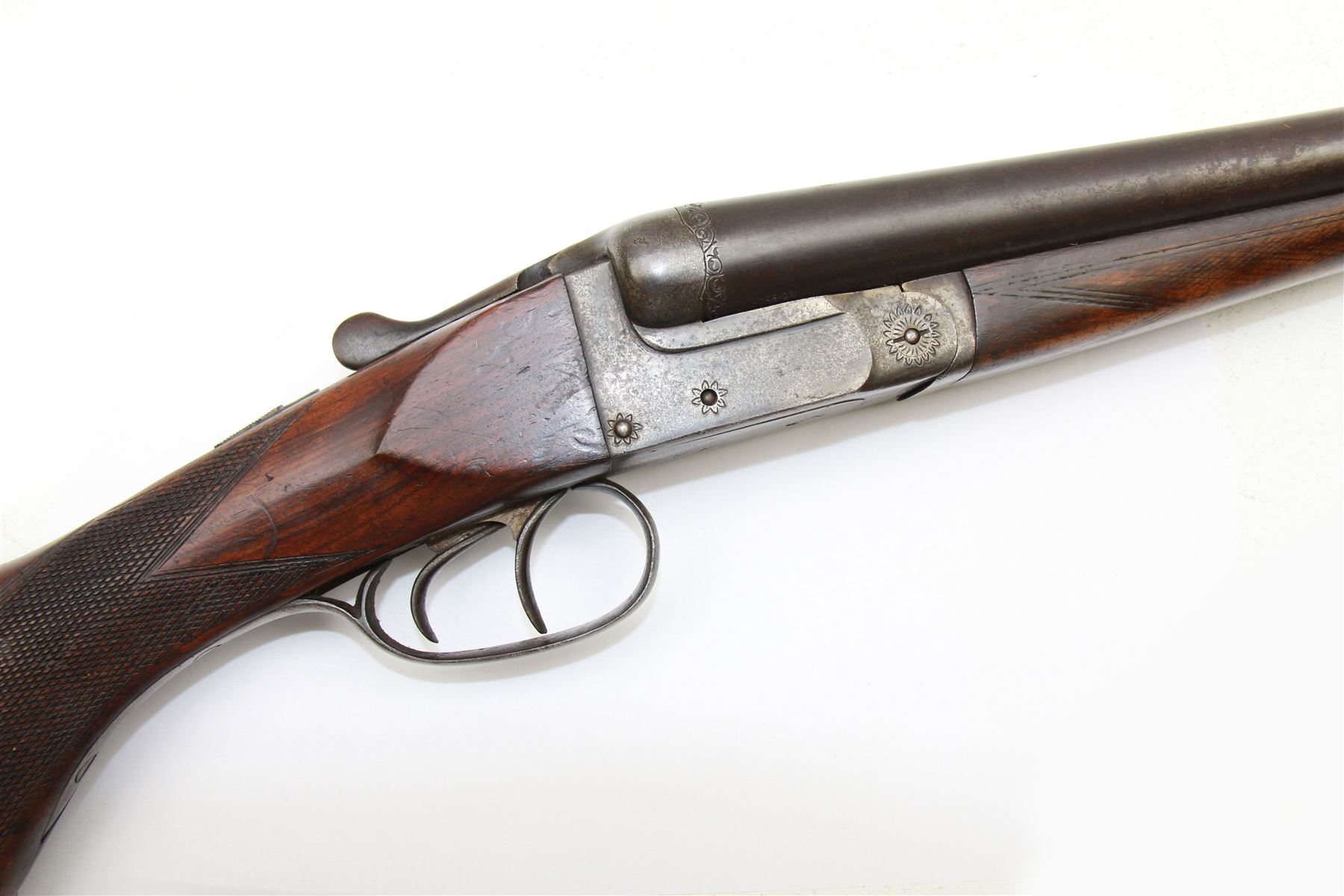 SHOTGUN CERTIFICATE REQUIRED - foreign 12-bore double trigger side by side double barrel shotgun ser