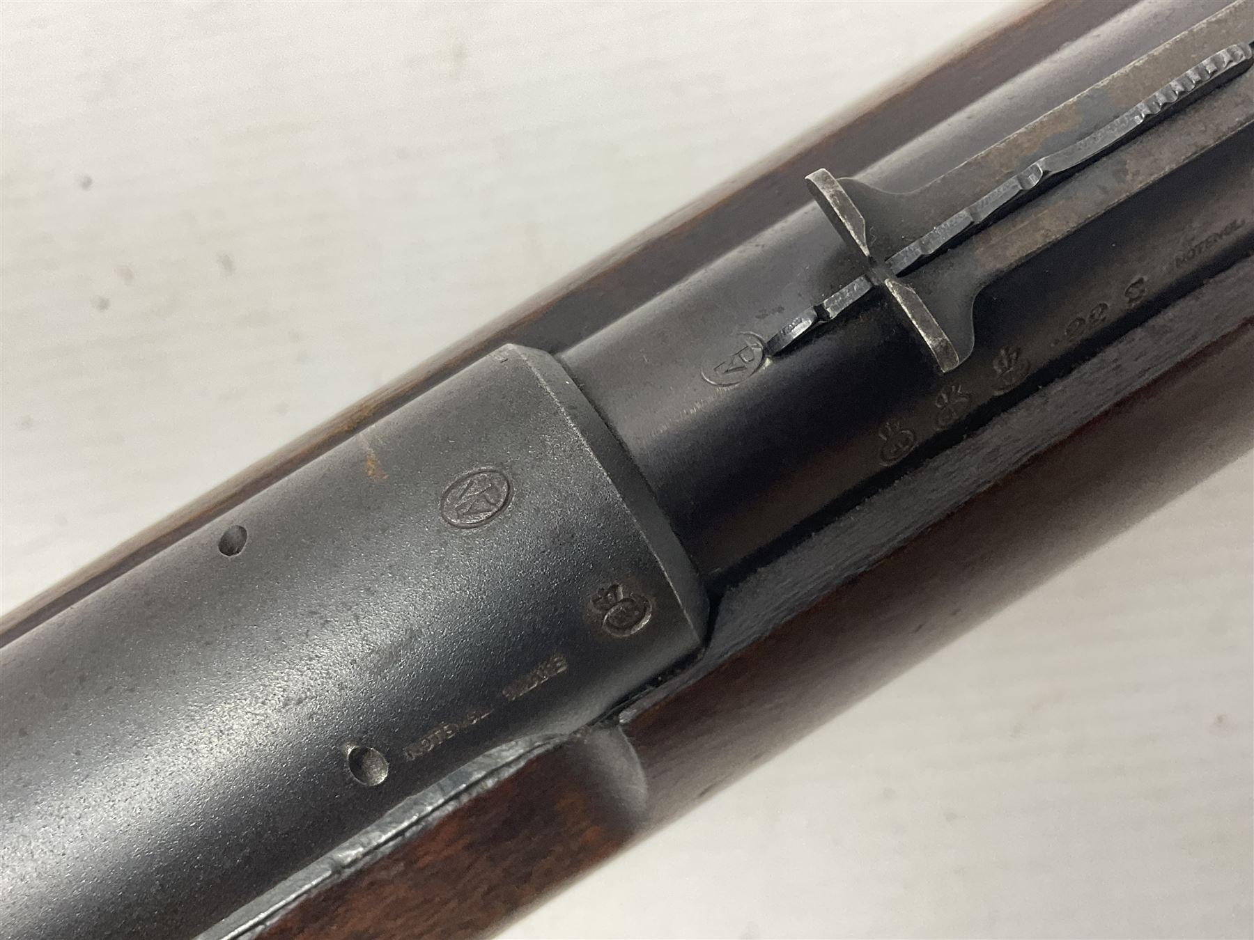 FIREARMS CERTIFICATE REQUIRED - Winchester Model 74 .22SR semi-automatic single shot rifle - Bild 12 aus 24