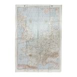 WWII German navigation map