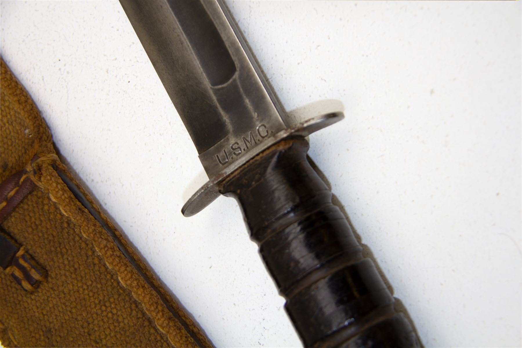 United States Marine Corps USMC KA-BAR Fighting Knife - Image 3 of 5