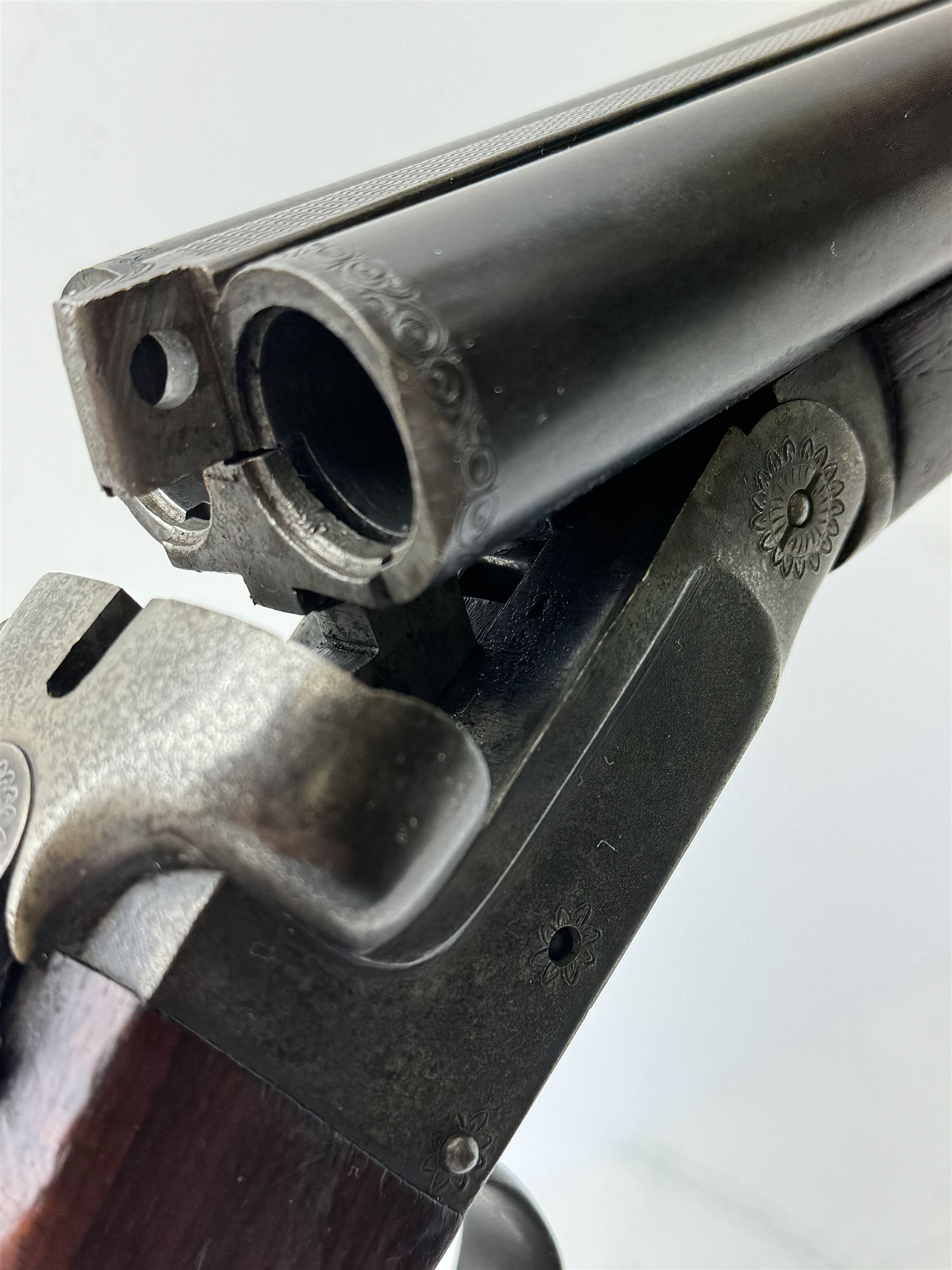 SHOTGUN CERTIFICATE REQUIRED - foreign 12-bore double trigger side by side double barrel shotgun ser - Image 13 of 16