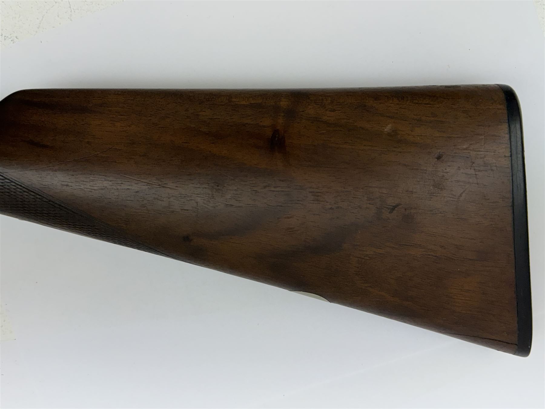 SHOTGUN CERTIFICATE REQUIRED - English 12-bore double trigger side by side double barrel shotgun ser - Image 11 of 17