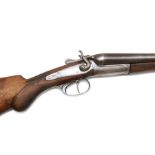 SHOTGUN CERTIFICATE REQUIRED - Belgian folding double barrel hammer shotgun with 76cm(30") side by s