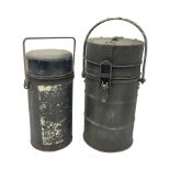 Two military issued thermos flasks