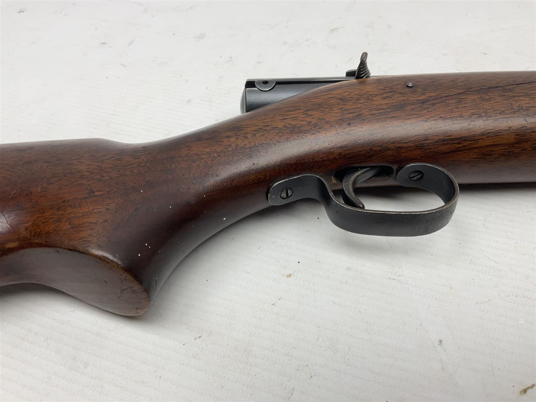 FIREARMS CERTIFICATE REQUIRED - Winchester Model 74 .22SR semi-automatic single shot rifle - Bild 5 aus 24