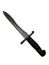 Spanish WWII Bolo bayonet with 25cm fullered steel blade