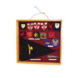 Fifteen WWII insignia cloth badges