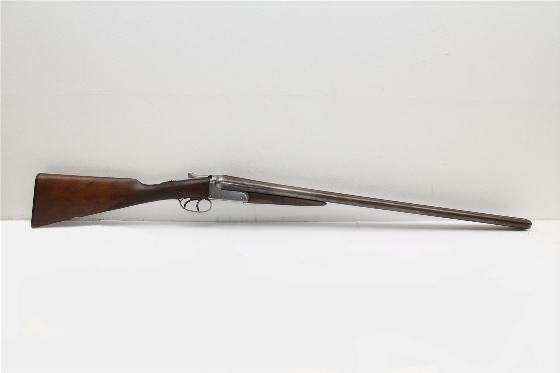 SHOTGUN CERTIFICATE REQUIRED - English 12-bore double trigger side by side double barrel shotgun ser - Image 2 of 17