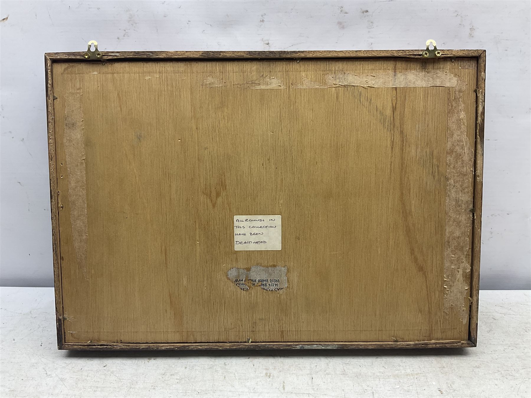 SECTION 1 FIRE-ARMS CERTIFICATE REQUIRED - Two cased specimen displays of annotated ammunition/cartr - Image 15 of 15