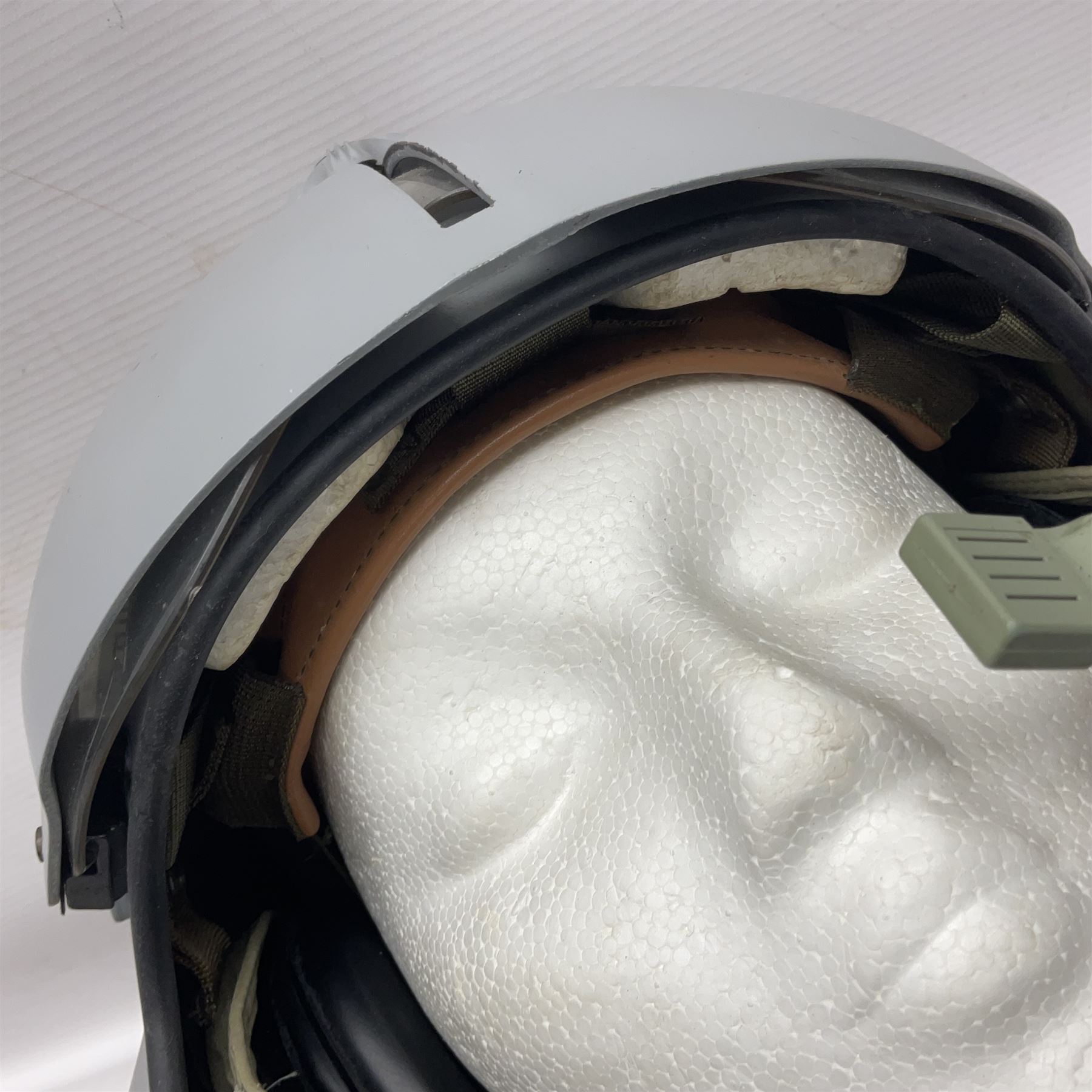 Silver grey SPH-4B Flight Helmet as used by helicopter pilots in the USAF and US Army in the 1990s; - Image 11 of 20