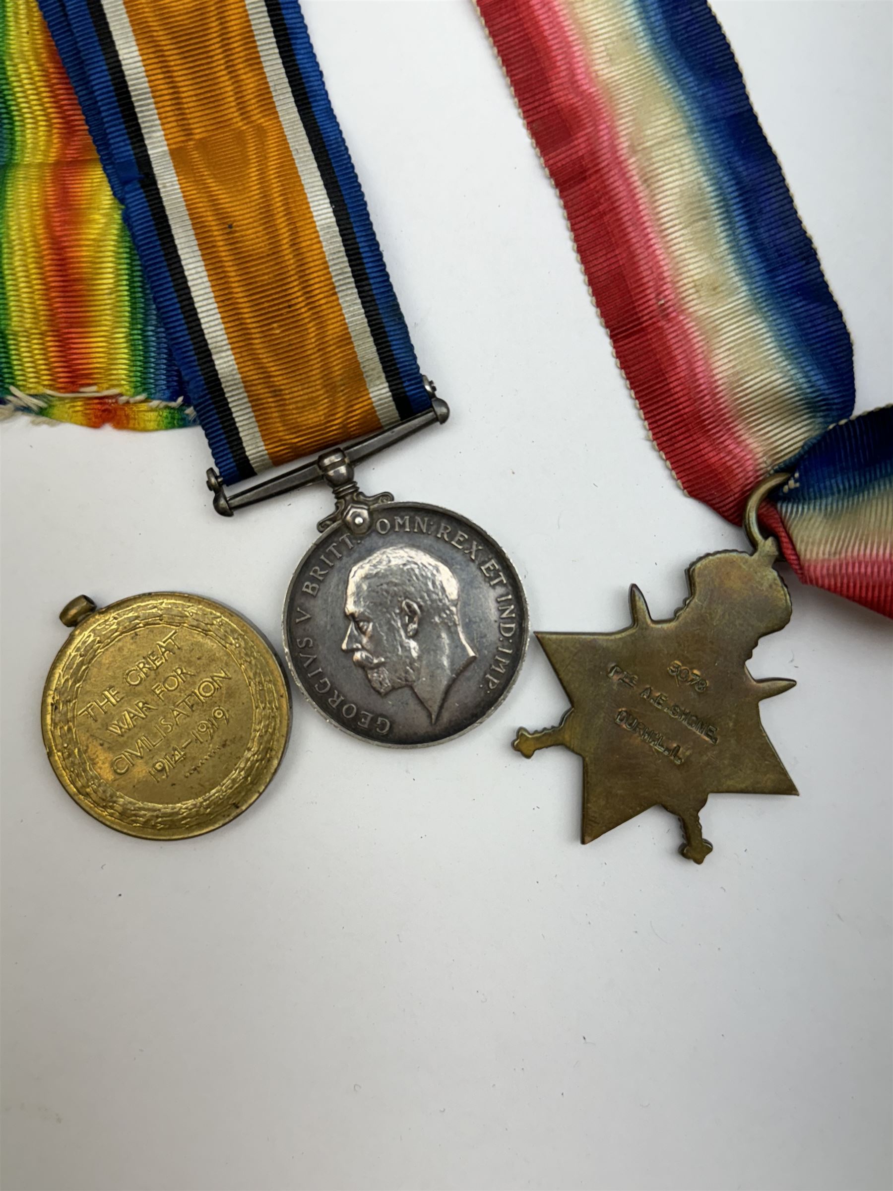 Three WWI medals - Image 2 of 2