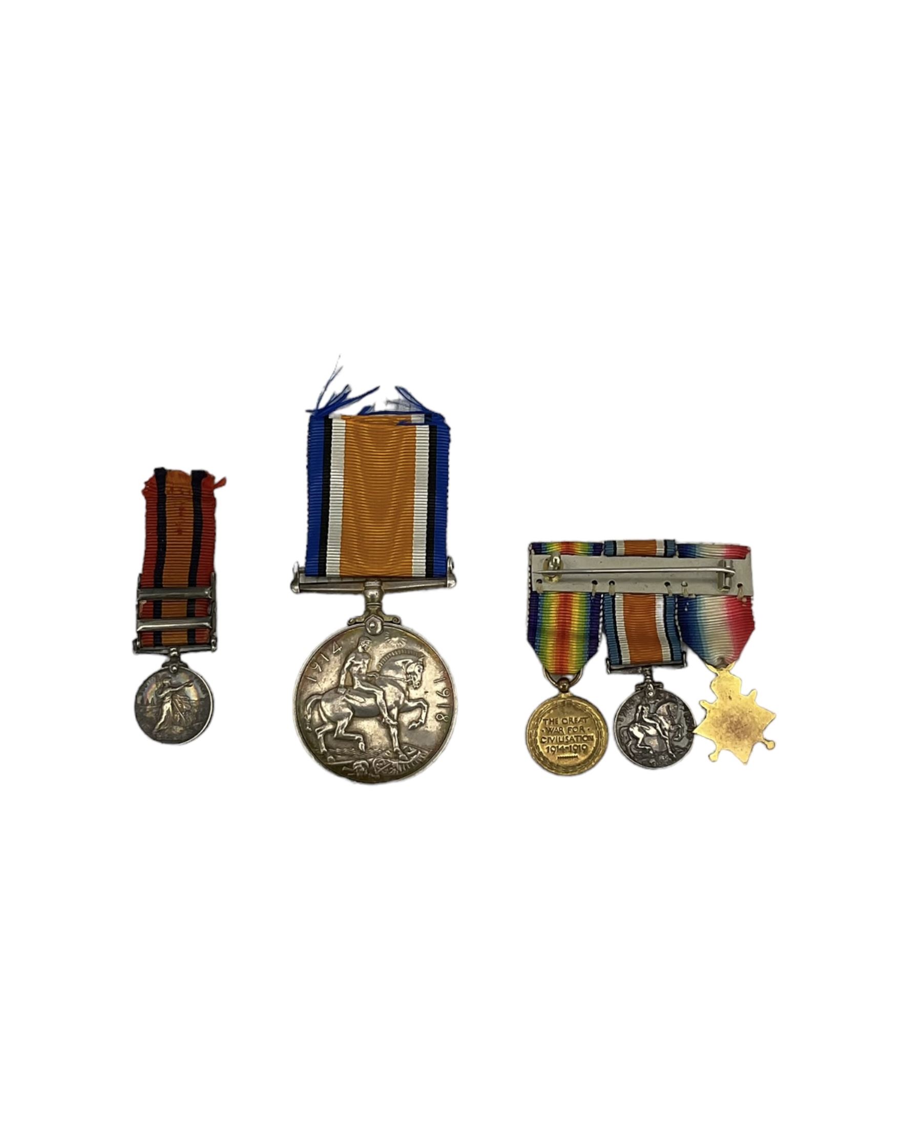 Queen's South Africa miniature medal with Transvaal and Natal clasps - Image 2 of 2