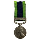 King George V India General Service Medal named to '1388 L-NK. NAWAB KHAN