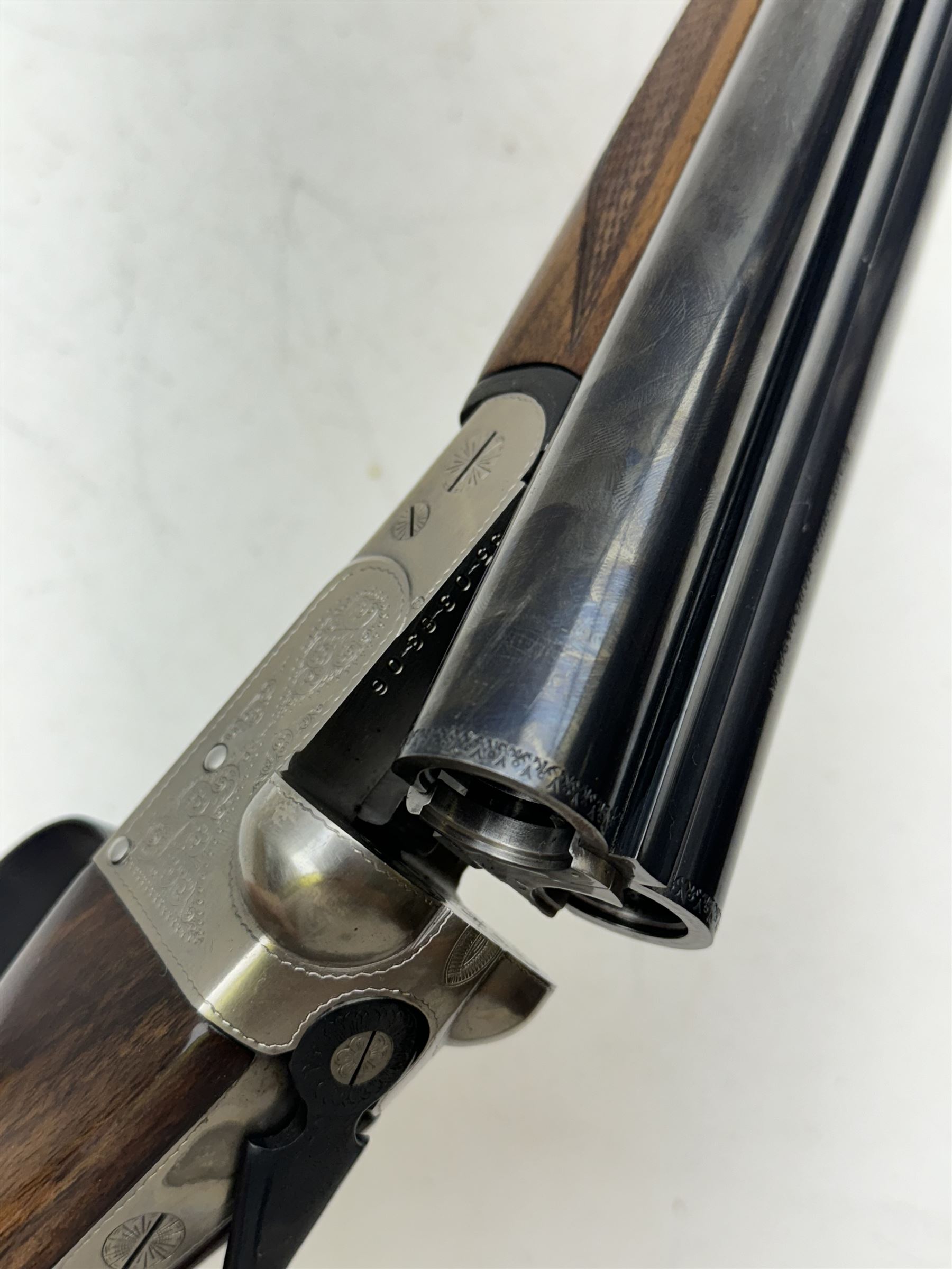 SHOTGUN CERTIFICATE REQUIRED - Ugartechea retailed by Parker-Hale Spanish 12-bore double boxlock eje - Bild 9 aus 14