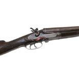 SHOTGUN CERTIFICATE REQUIRED - Henry Adkin 12 bore side lever side by side hammer shotgun