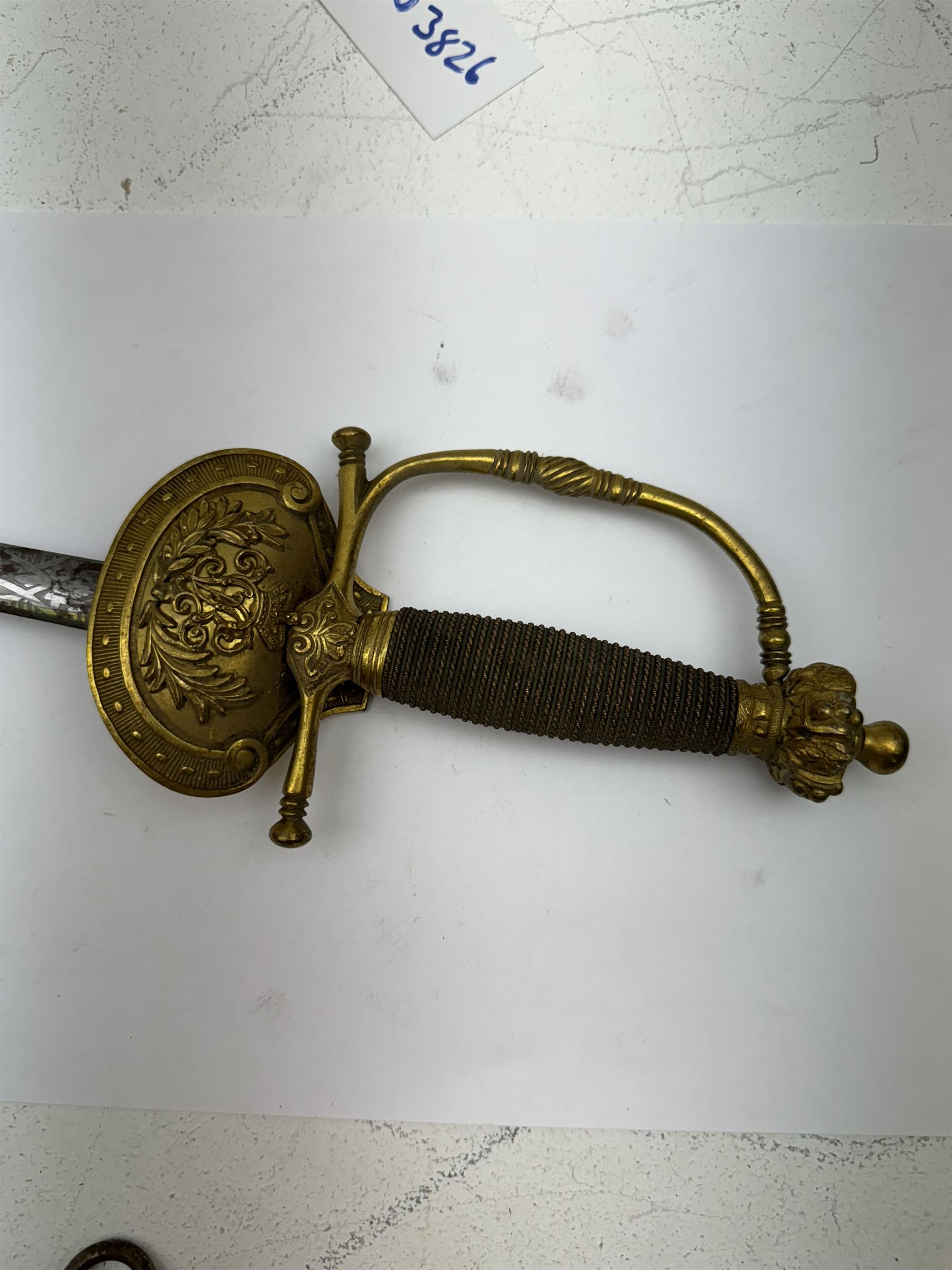 British Victorian court sword - Image 2 of 7