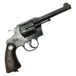 Deactivated Colt Official Police 38-200 six-shot revolver