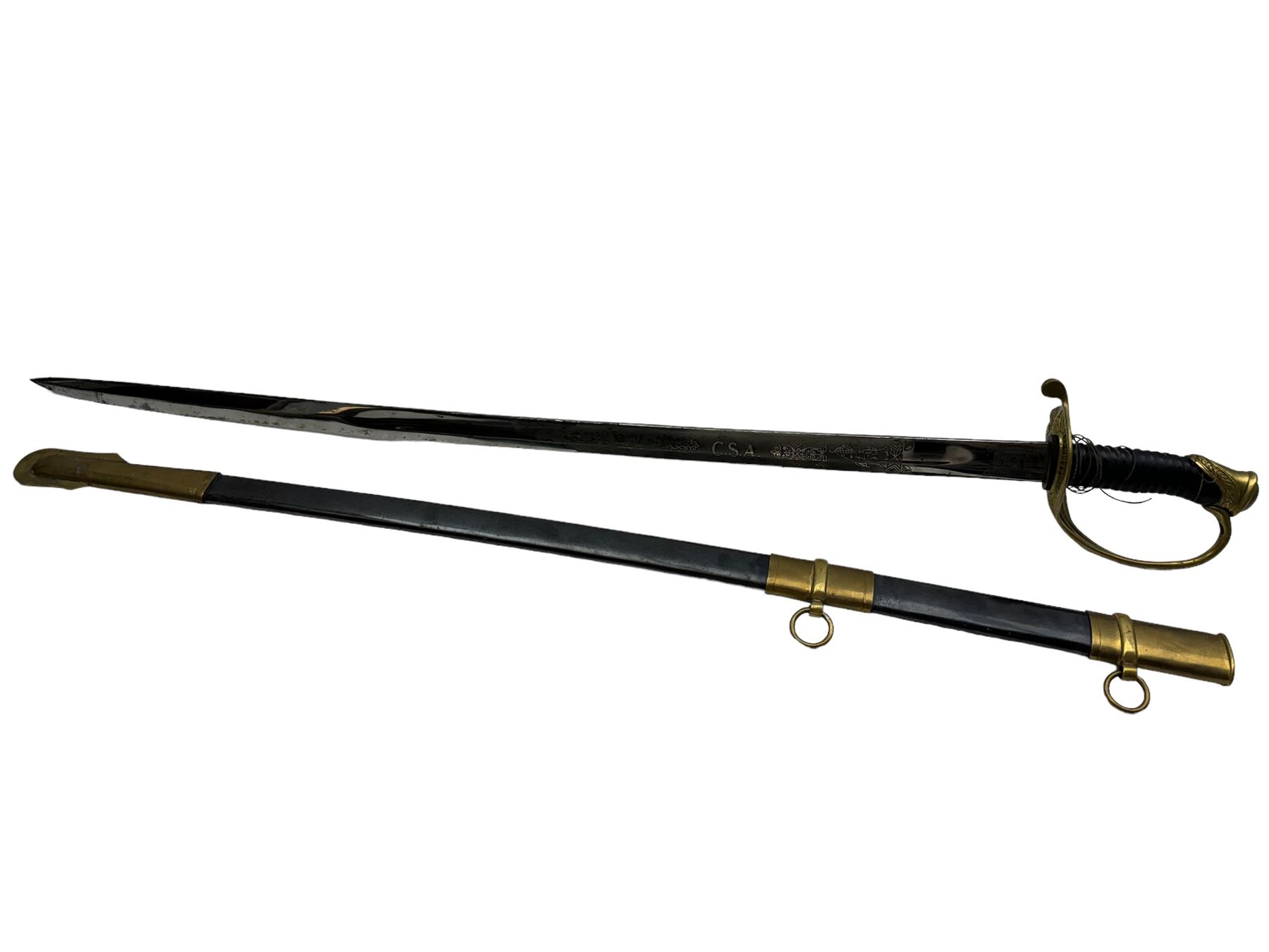 Replica Confederate States Army officer's sword