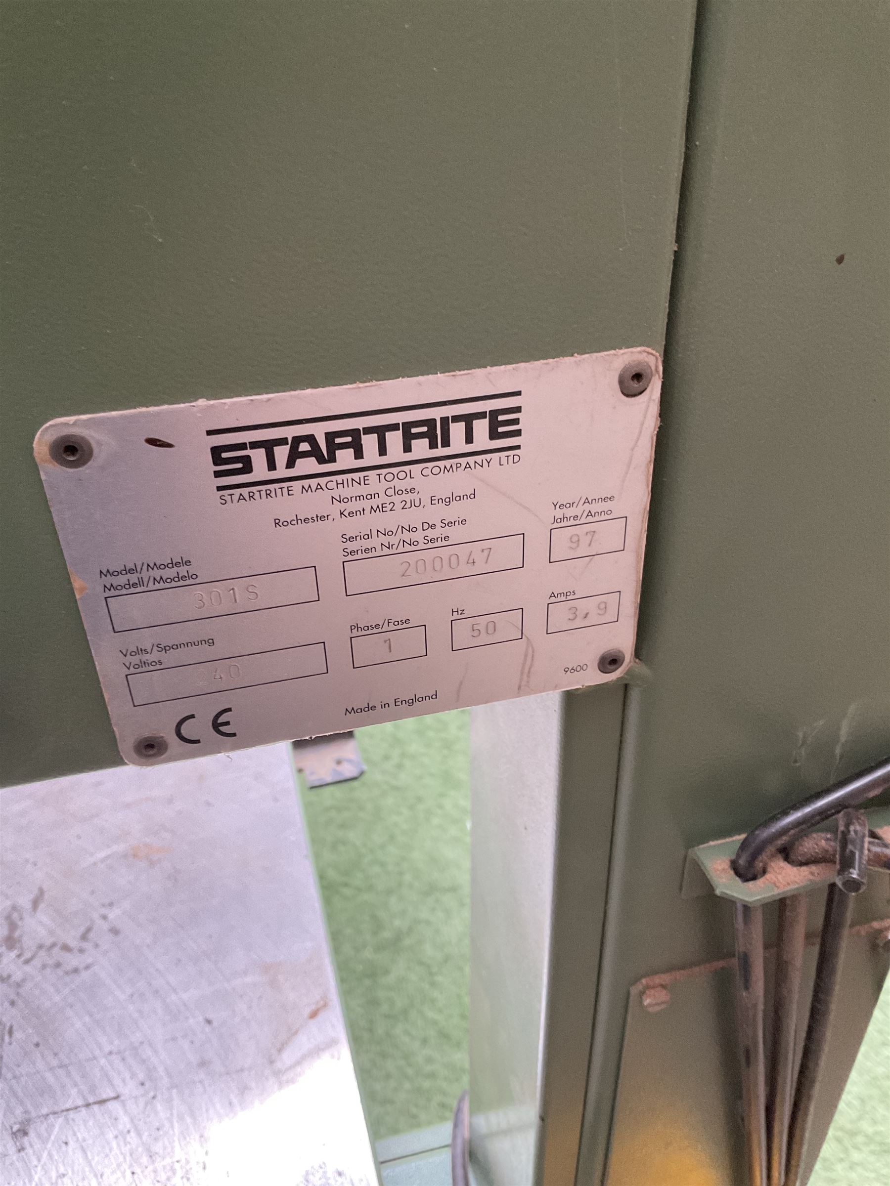 Startrite 301S bandsaw in green - Image 3 of 6