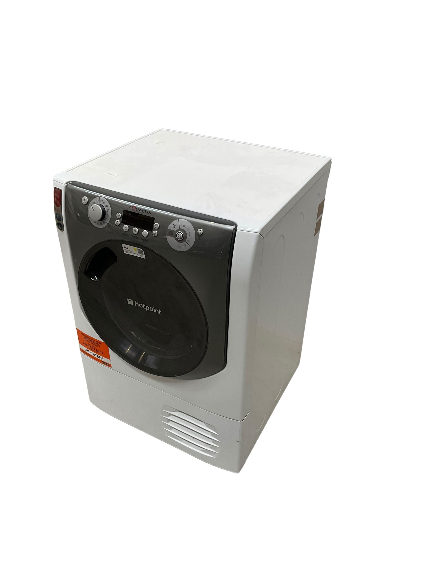 Hotpoint Aqualtis 9kg condenser tumble dryer - Image 2 of 4