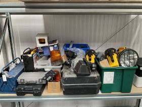 Large quantity of tools including heat gun