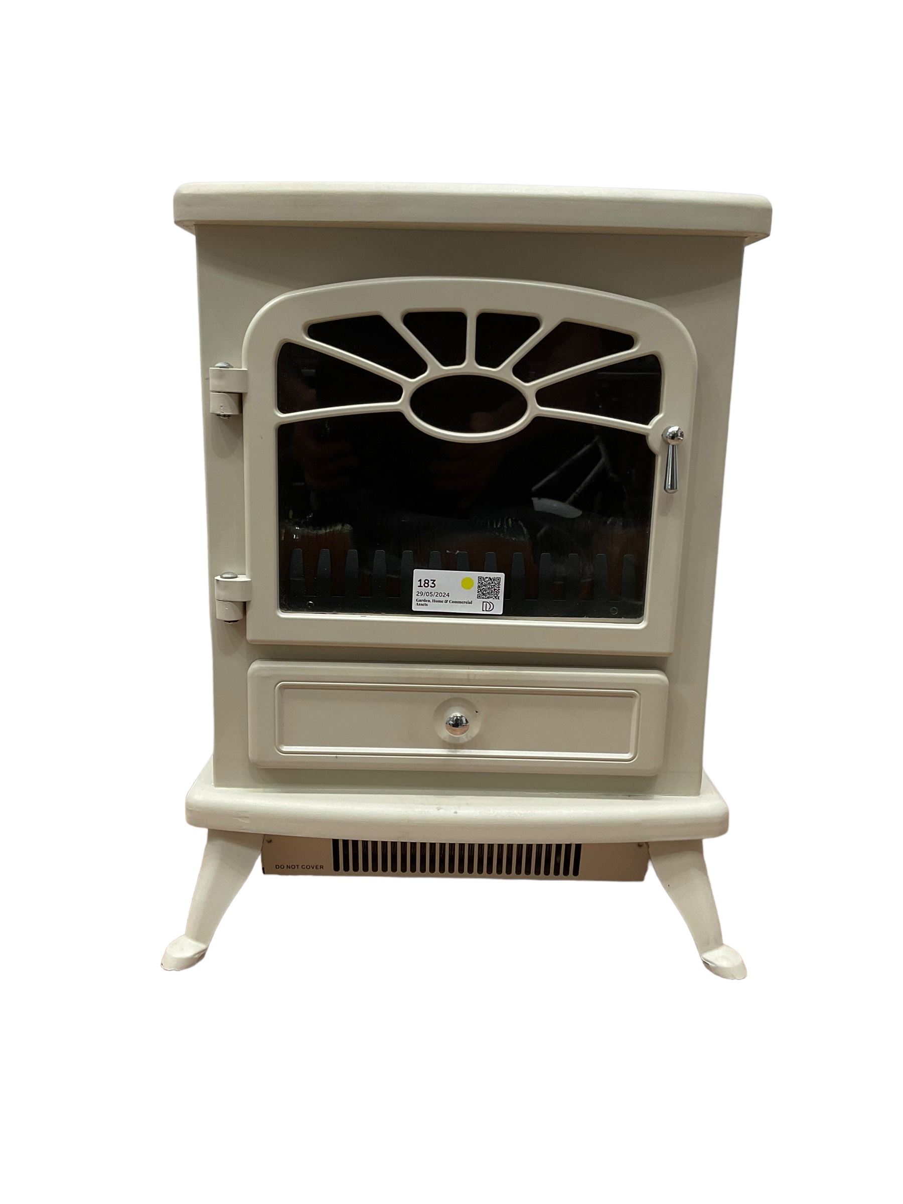 Fuel effect electric stove