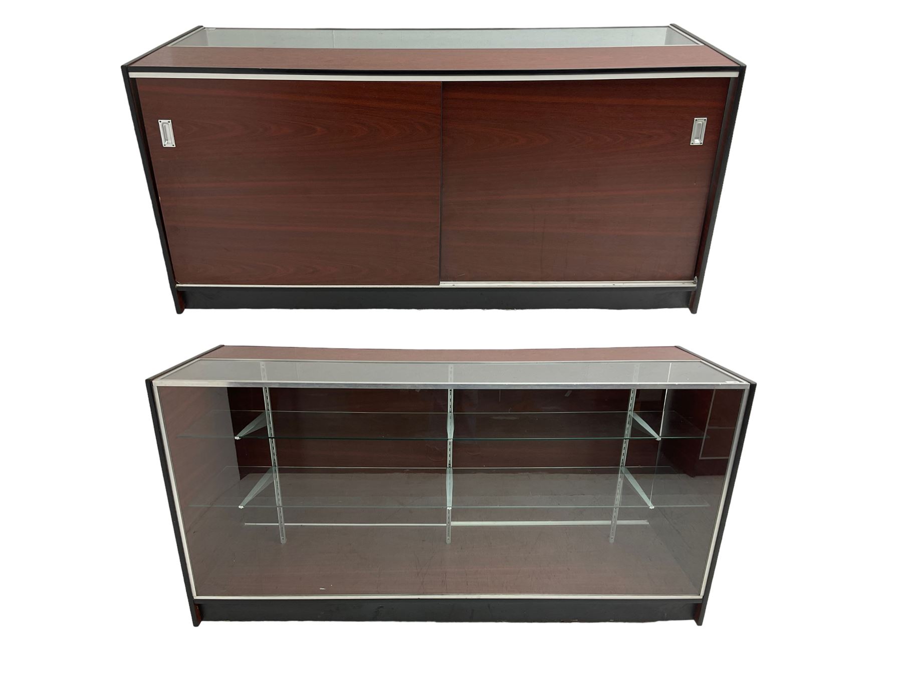 Shop display cabinet counter