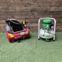 Pair of Berlan and Bambi air compressors