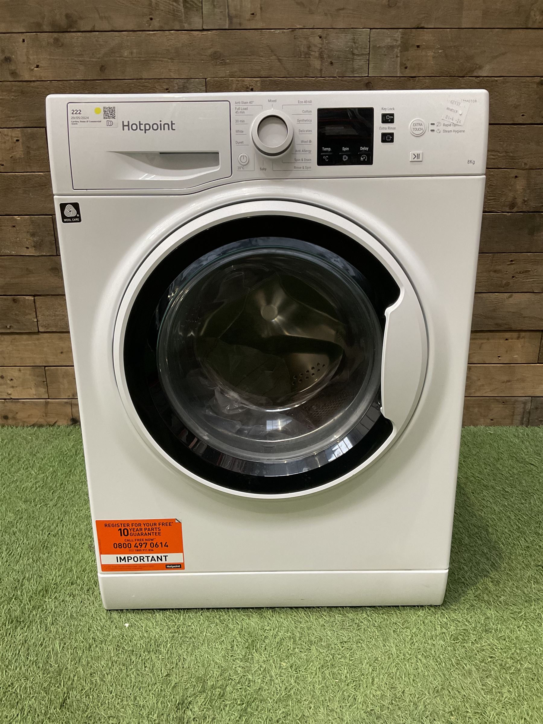 Hotpoint NSWA 845C WW UK N 8kg washing machine