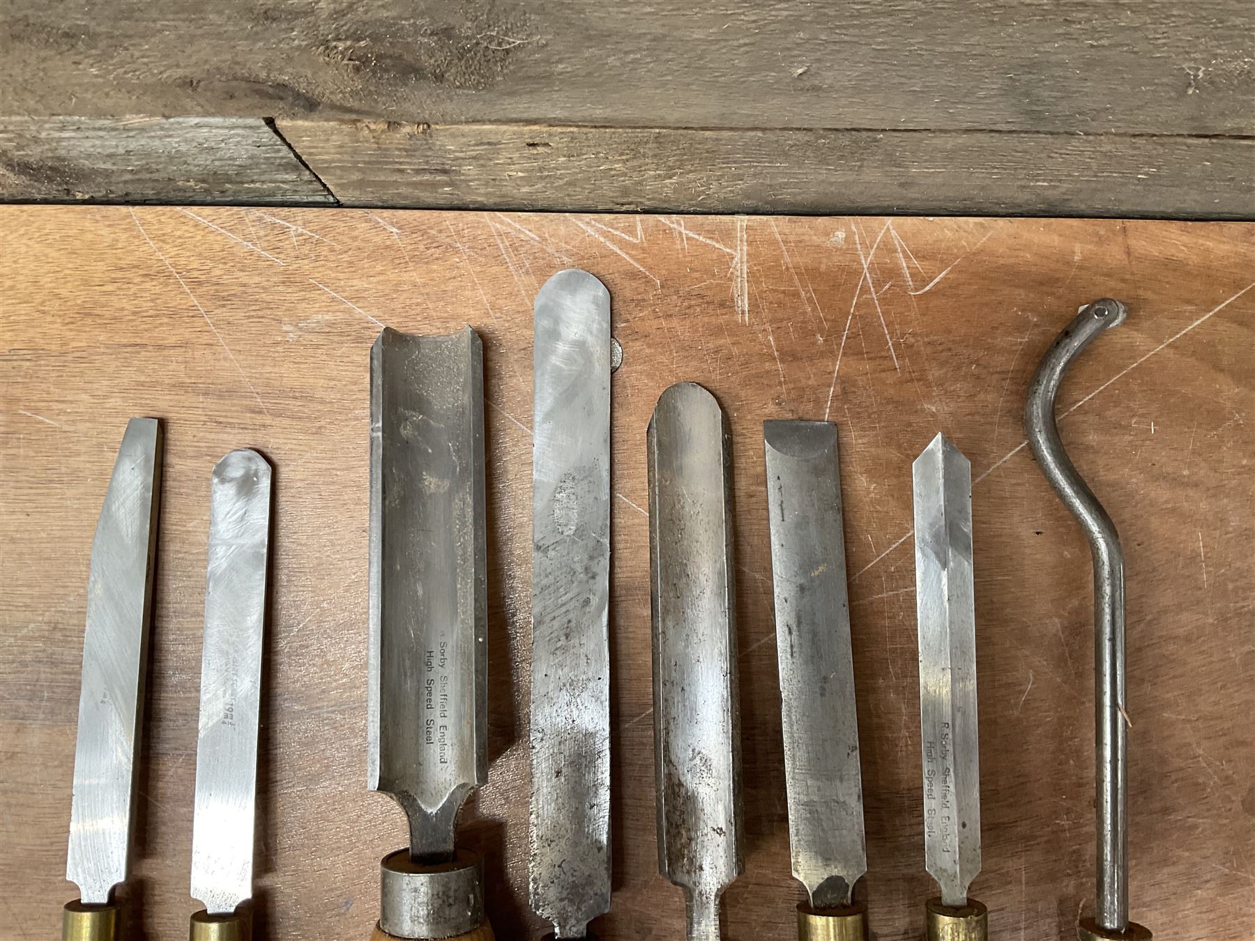 Robert Sorby Woodturning chisel set (8) - THIS LOT IS TO BE COLLECTED BY APPOINTMENT FROM DUGGLEBY S - Image 2 of 5