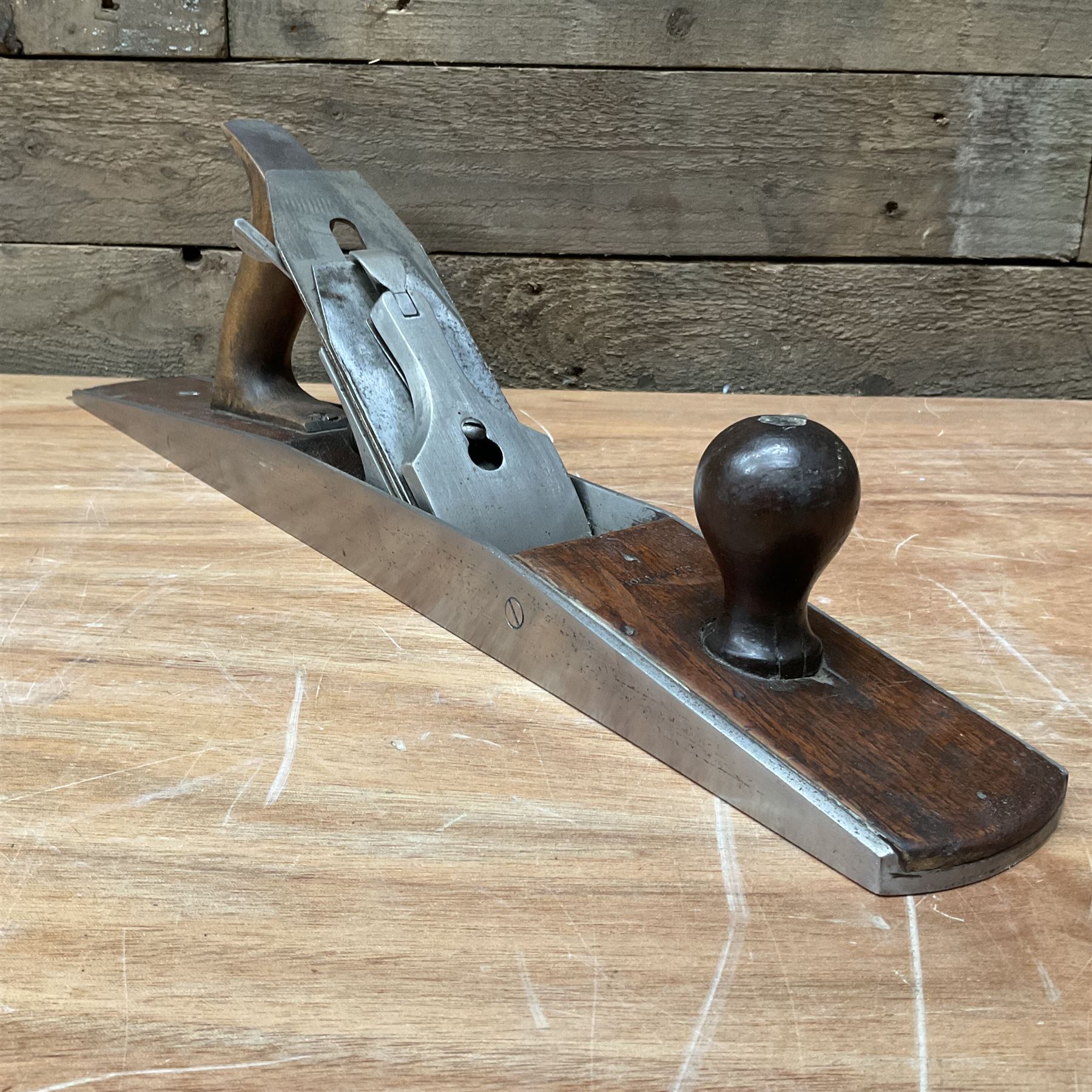 22” mahogany infill plane steel cap and record steel blade - Image 2 of 4