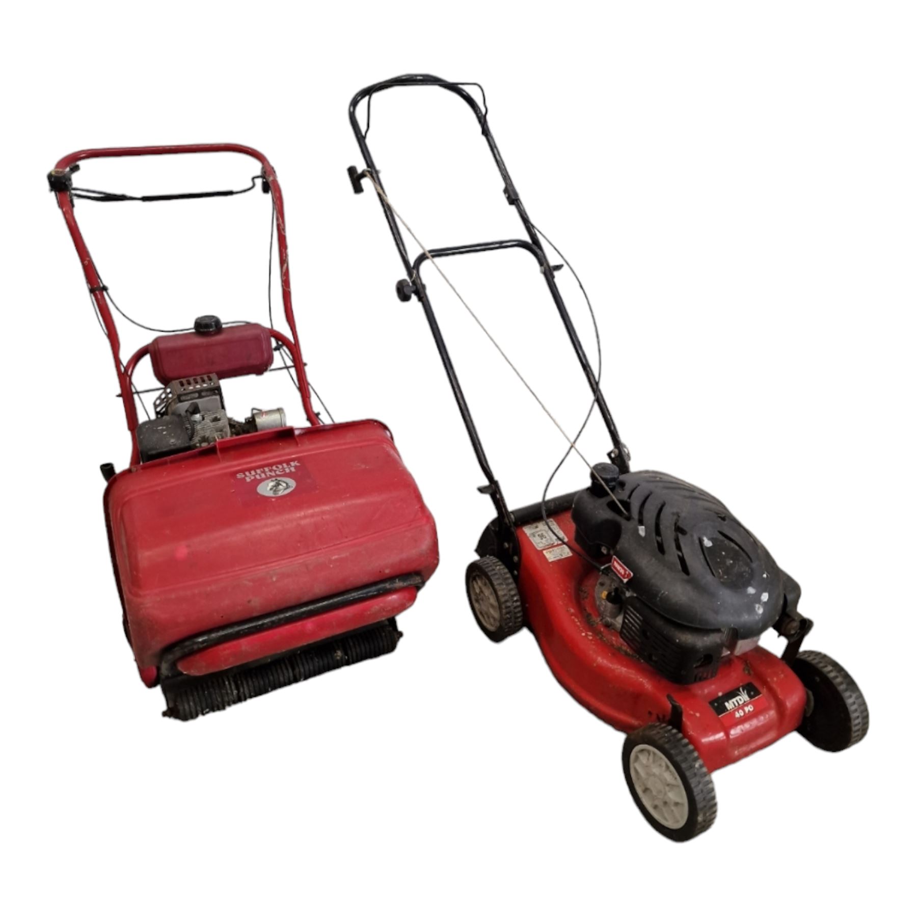 Cylinder Petrol 17s and MDT 40 PO lawnmowers - Image 2 of 5