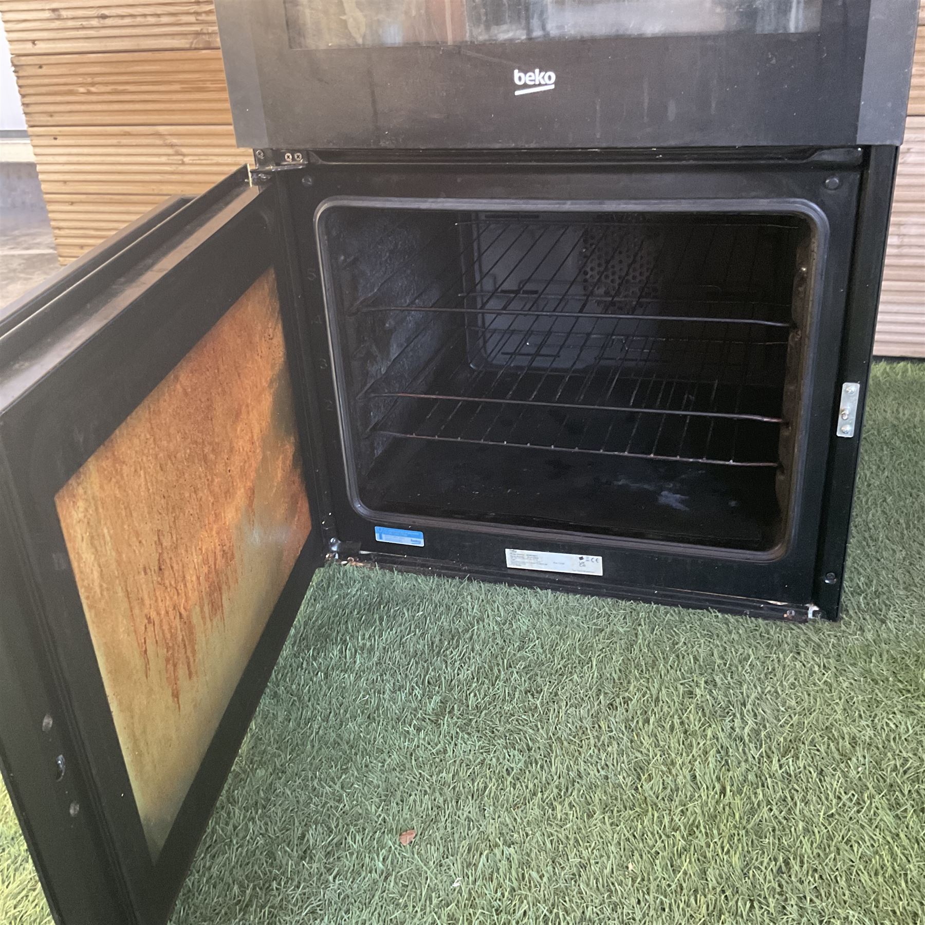 Beko BD16C55FA Double oven black finish domestic cooker - THIS LOT IS TO BE COLLECTED BY APPOINTMEN - Image 4 of 4