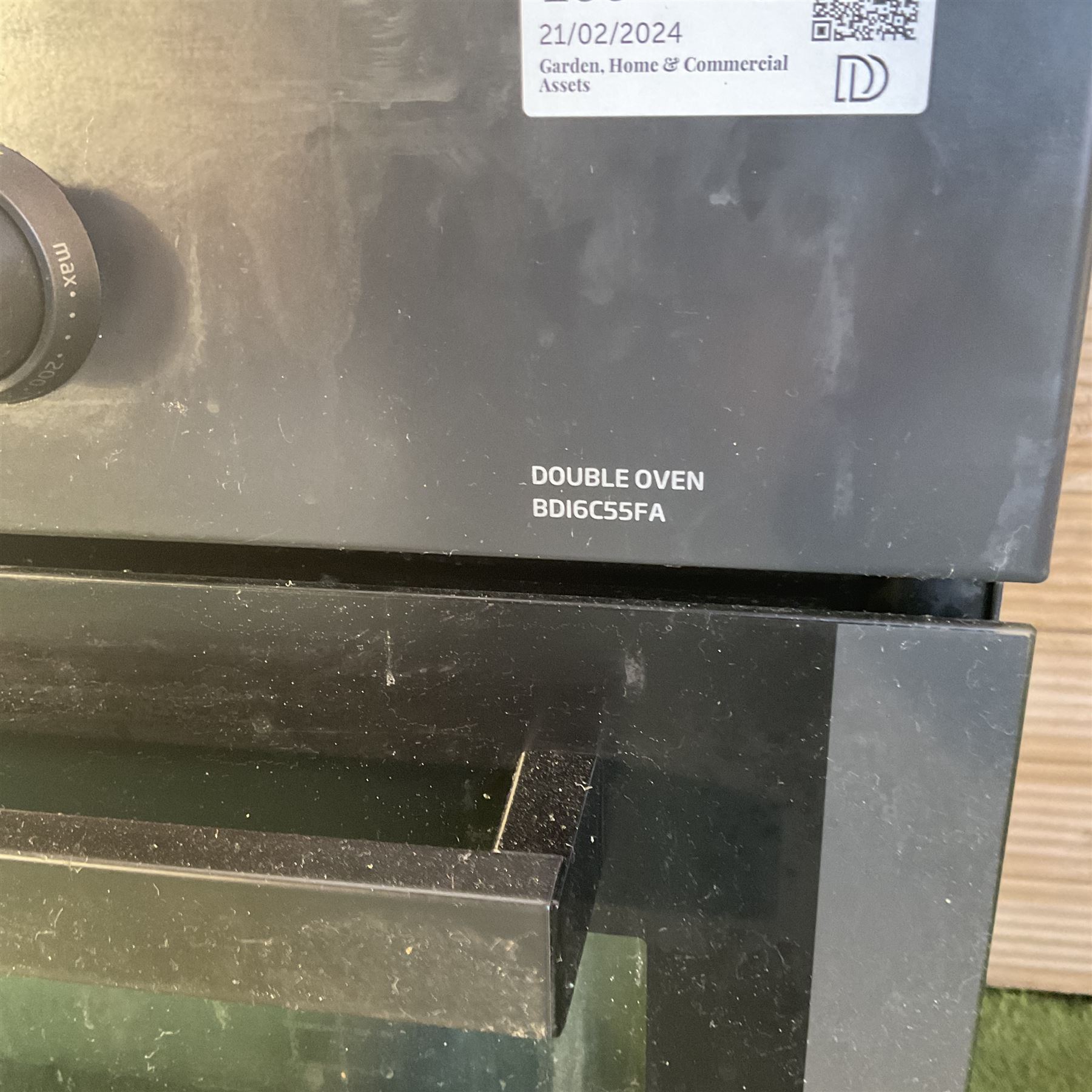 Beko BD16C55FA Double oven black finish domestic cooker - THIS LOT IS TO BE COLLECTED BY APPOINTMEN - Image 2 of 4