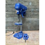 Record DMD28 1380rpm pillar drill and clamp