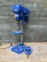 Record DMD28 1380rpm pillar drill and clamp