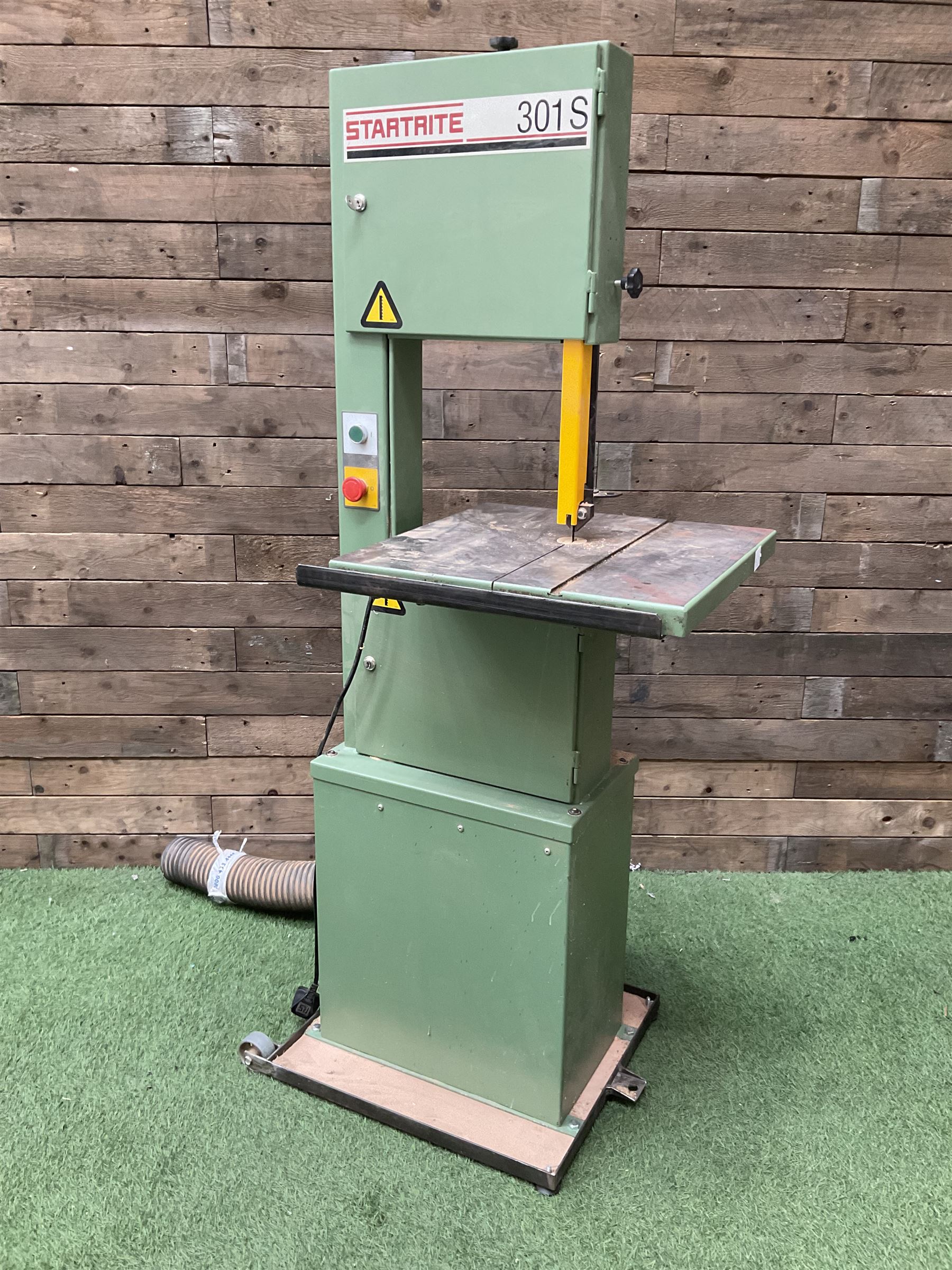 Startrite 301S bandsaw in green