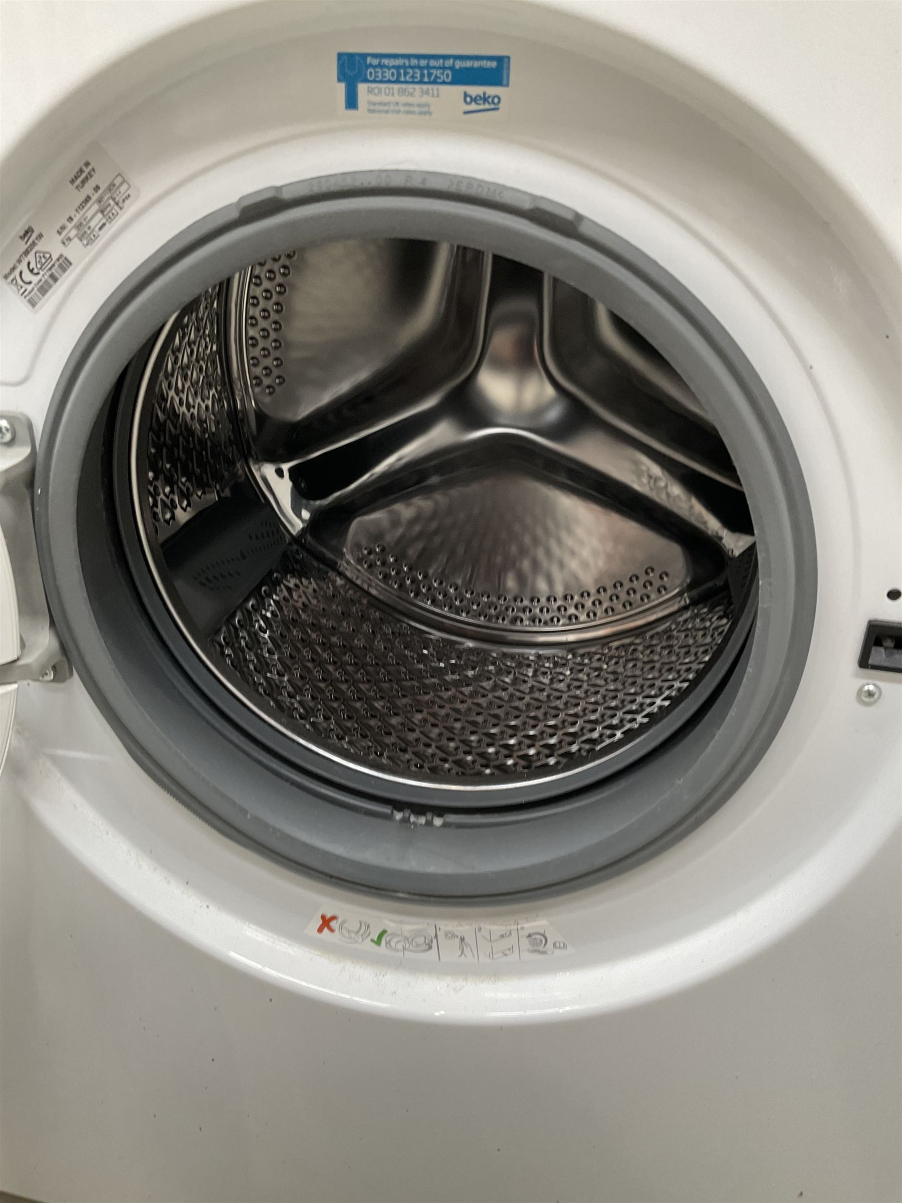 Beko WTB820E1W 8kg washing machine - Image 4 of 4