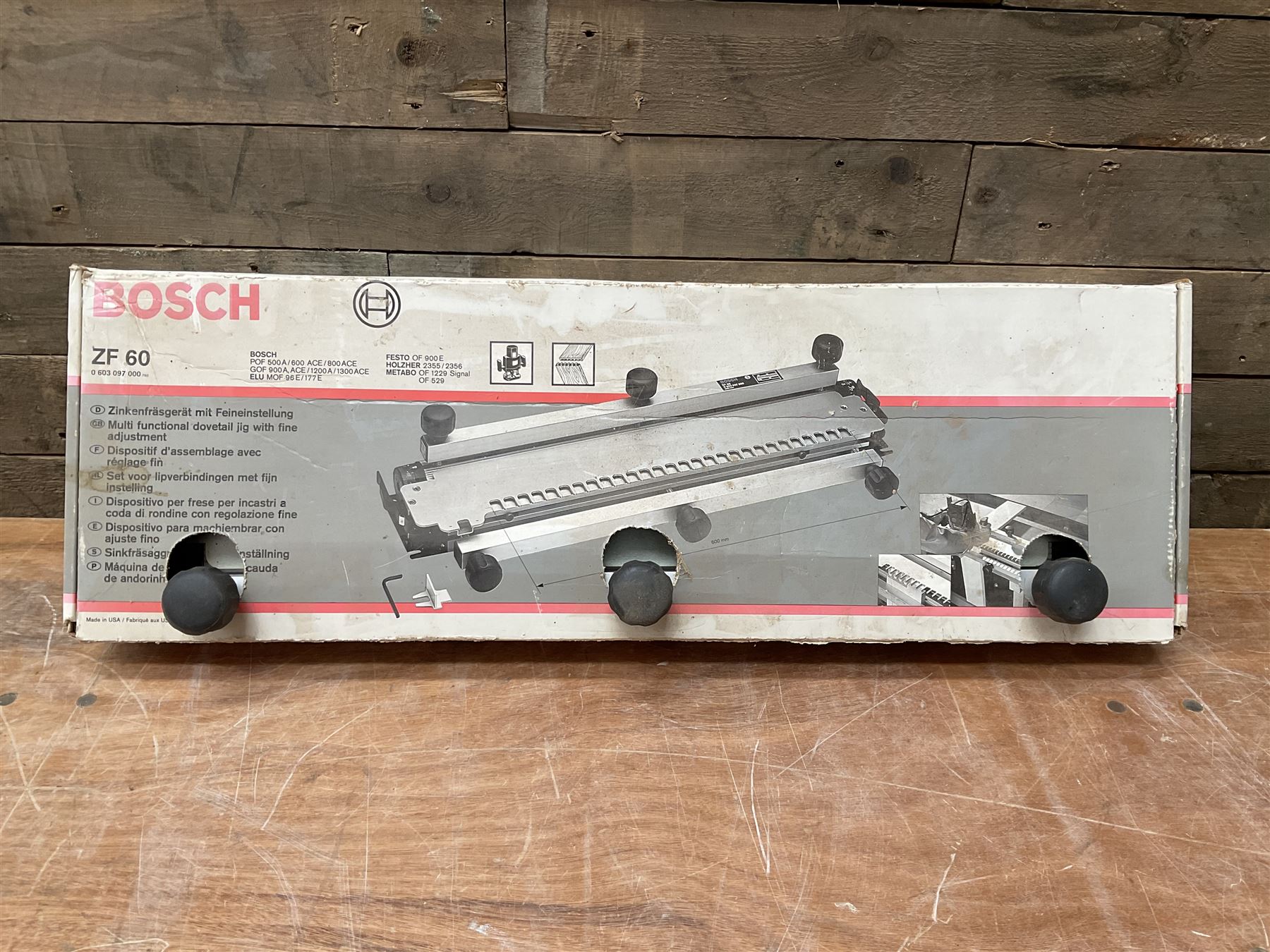 Bosch ZF60 multi functional dovetail jig