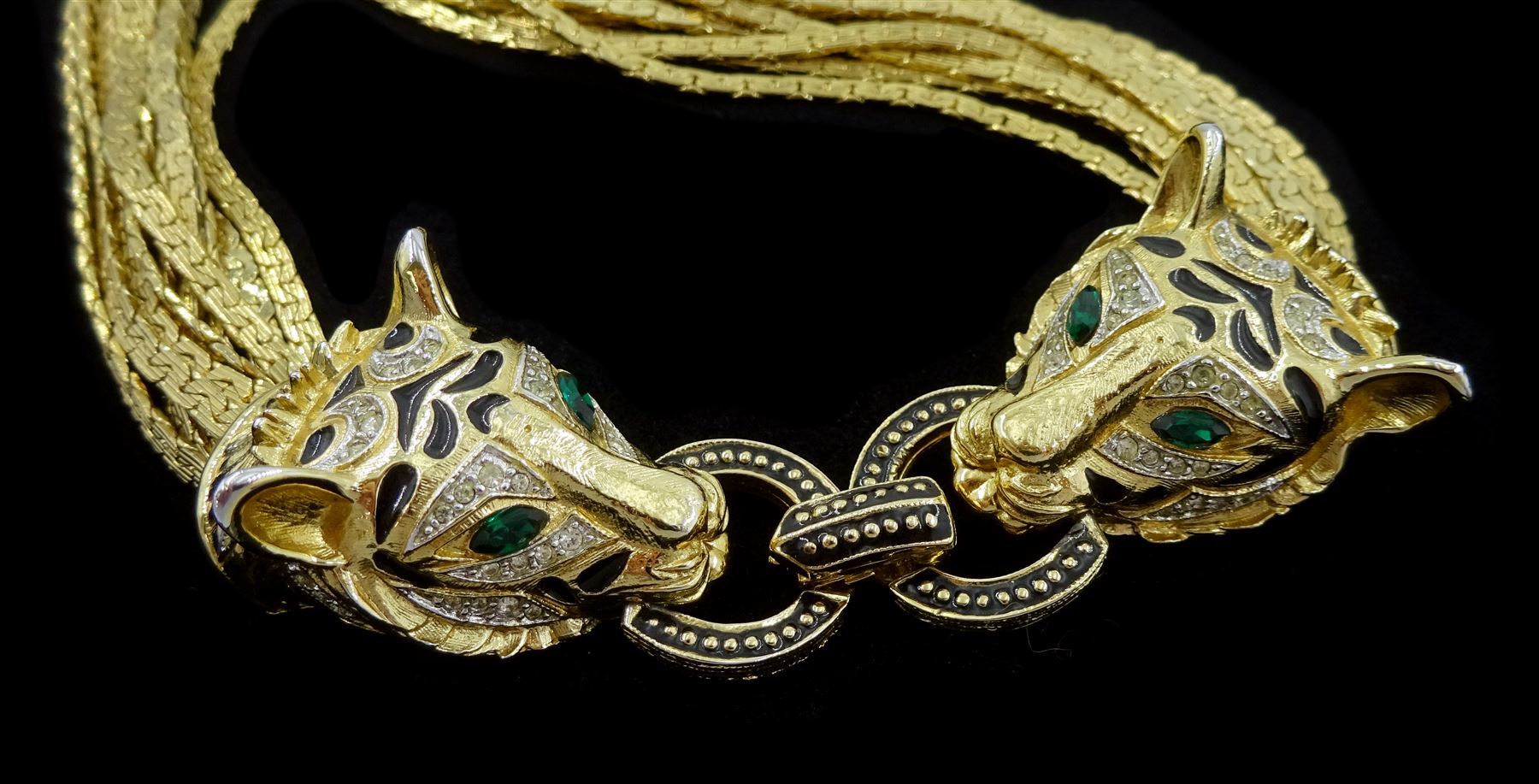 D'Orlan gilt multi strand necklace - Image 2 of 3