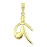 18ct gold sitting figure pendant