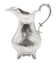 Victorian silver jug