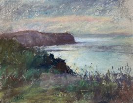 Jill Grinstead (Northern British Contemporary): Overlooking Robin Hoods Bay