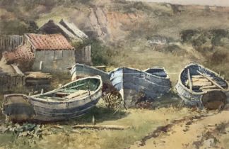 John Gutteridge Sykes (British 1866-1941): Boats at Port Mulgrave
