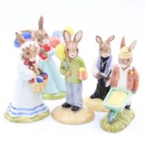 Five Royal Doulton Bunnykins