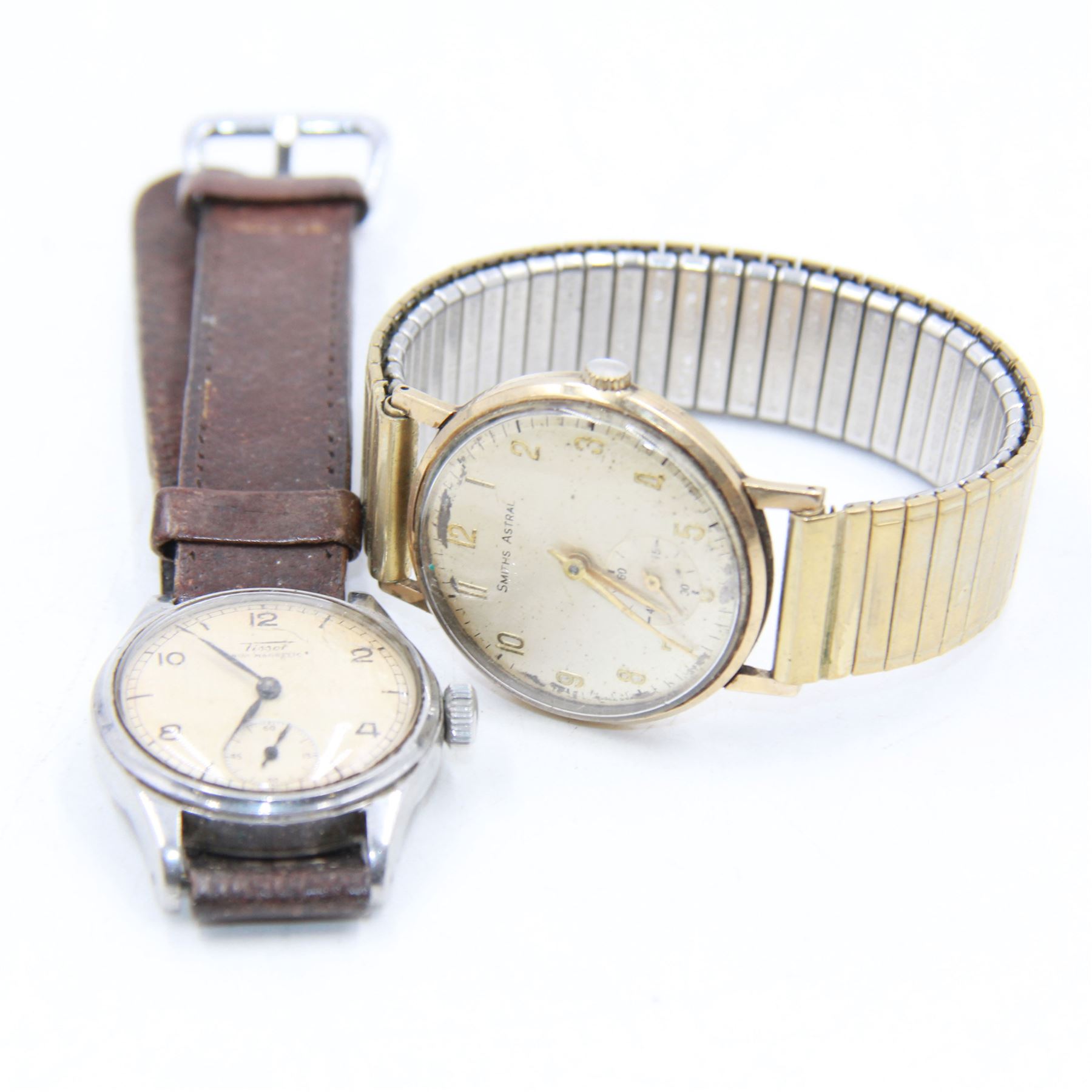 Smiths Astral gentleman's 9ct gold manual wind wristwatch