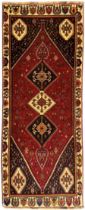 South West Persian Qashqai red ground runner